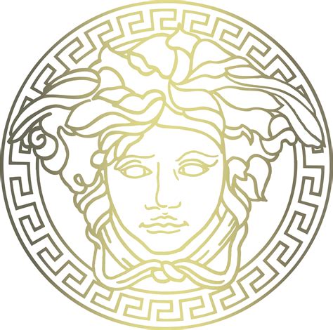 versace transparent logo